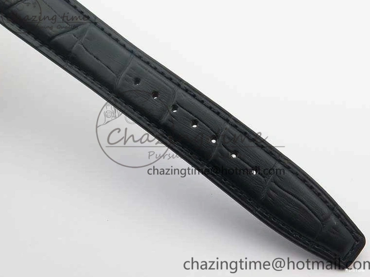 MIROTIME 0524 MoistureWicking Portuguese IW371491 ZF 1:1 Best Edition SS Blue Dial On Leather Strap A79350 (Slim Movement) V 7221